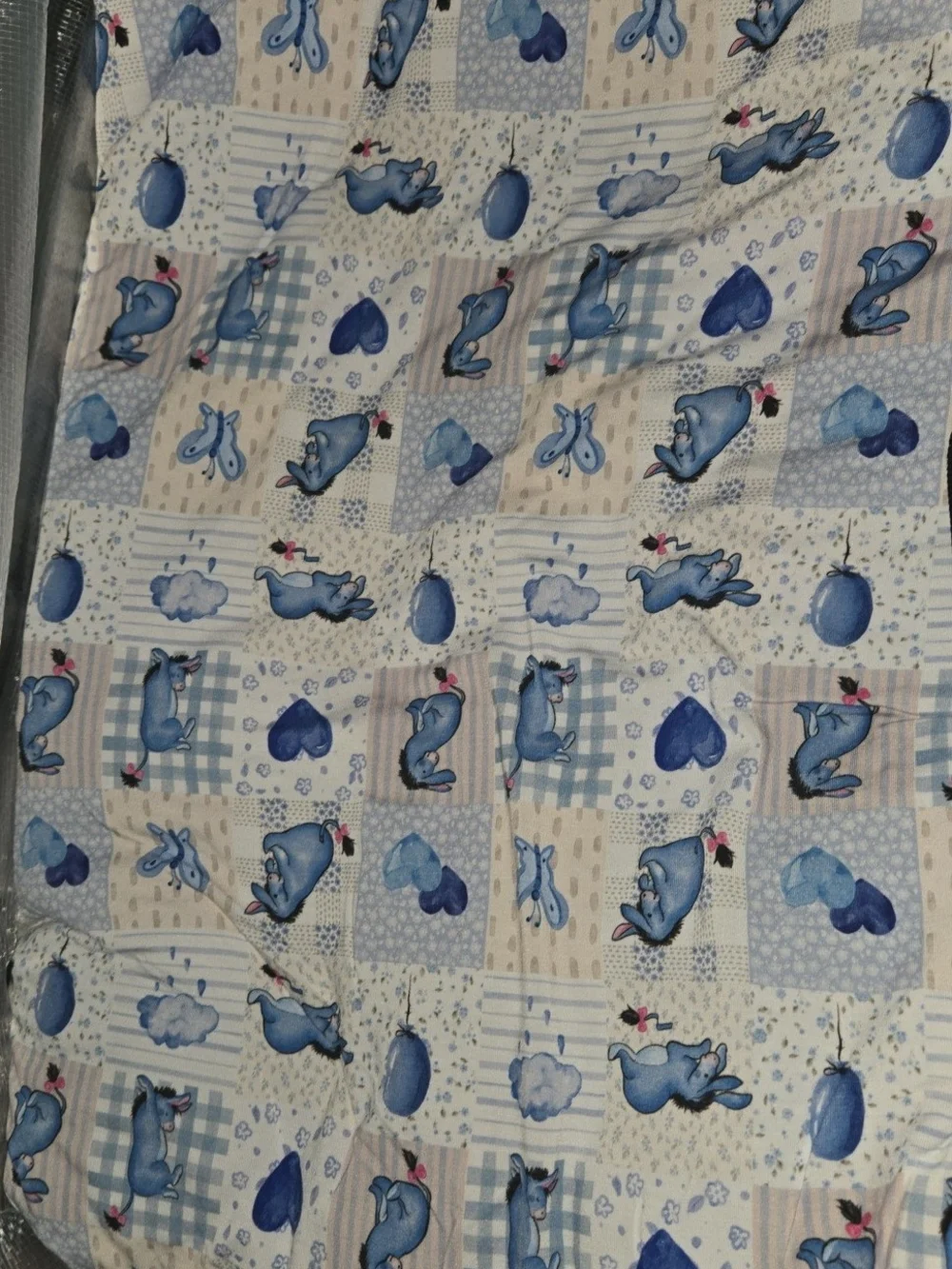 The Sleepy Sloth Eeyore The Best Patchwork Adult Blanket NWOT Bamboo